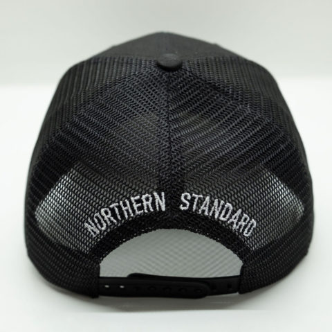Black Baseball Cap - Back