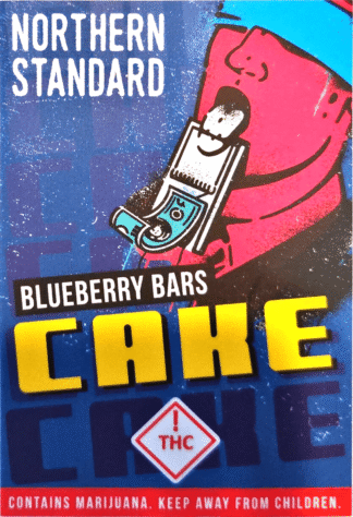 CAKE - Blueberry Bars Sticker