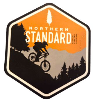 Mountain Biker Sticker